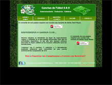 Tablet Screenshot of gardenclubfutbol.com